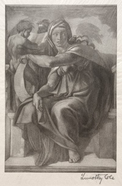 Viejos maestros italianos: La Sibila Délfica, 1890 de Timothy Cole
