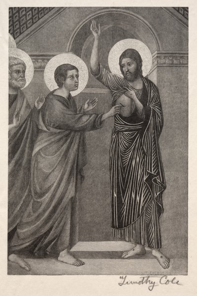 Viejos maestros italianos: La incredulidad de Santo Tomás, 1888-1892 de Timothy Cole