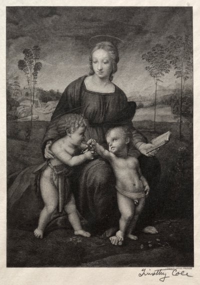 Viejos Maestros Italianos: La Madonna del Jilguero de Timothy Cole