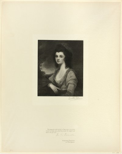 Retrato de la Sra. Davies, de Old English Masters de Timothy Cole