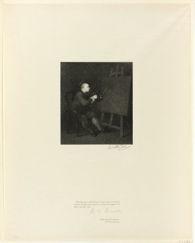 Retrato de William Hogarth, de Old English Masters de Timothy Cole