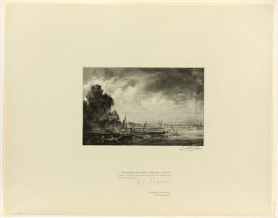 Puente de Waterloo (un boceto), de Viejos Maestros Ingleses de Timothy Cole