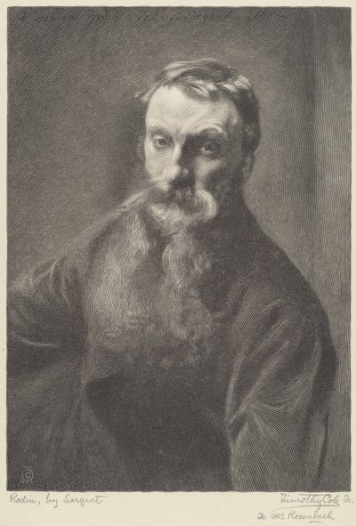 Rodin de Timothy Cole after John Singer Sargent