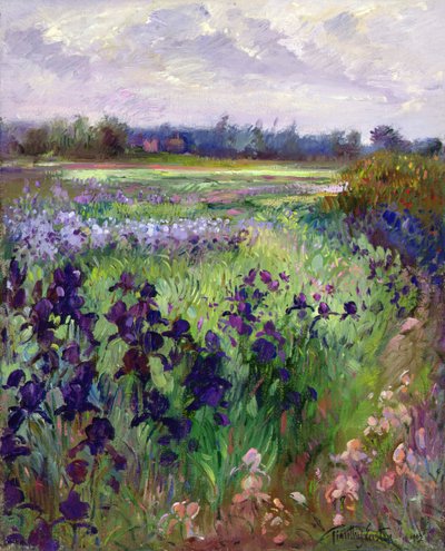 A través de Great Green, Burgate de Timothy Easton
