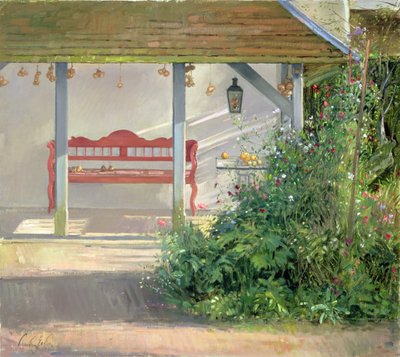 Guisantes dulces y cosecha de otoño de Timothy Easton