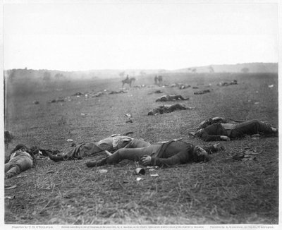 Una cosecha de muerte de Timothy H. O´Sullivan
