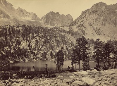 Lago Alpino, en Sierra Nevada, California de Timothy H. OSullivan