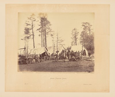 Taller del Ejército de Timothy H. OSullivan