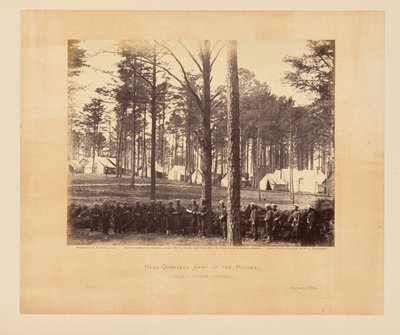 Cuartel General del Ejército del Potomac, Brandy Station, Virginia de Timothy H. OSullivan