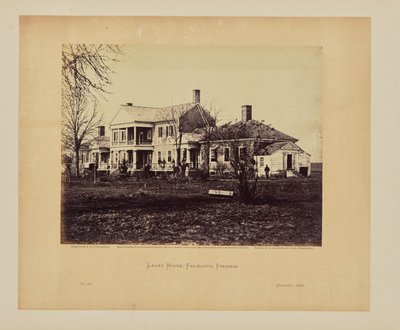 Casa Lacey, Falmouth, Virginia de Timothy H. OSullivan