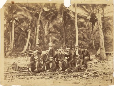 [Capitán de Corbeta Thomas O. Slefridge y miembros de la Expedición Darién, Istmo de Darién (Panamá)]. de Timothy H. OSullivan
