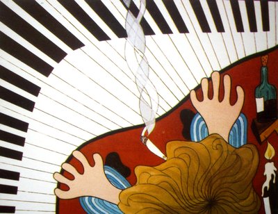 Hombre del piano de Timothy Nathan Joel