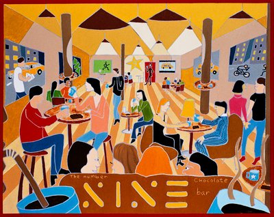 La barra de chocolate número nueve, 2009 de Timothy Nathan Joel