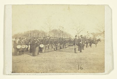 50º de Infantería de Pensilvania en formación de desfile de Timothy O