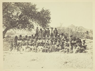 Grupo de indios Pah-Ute, Nevada de Timothy O