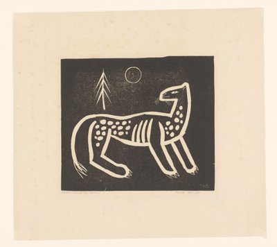 Tigre de Tinus van Doorn (signed by artist)