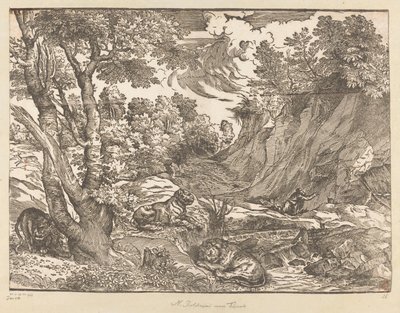 Paisaje con San Jerónimo de Titiaan