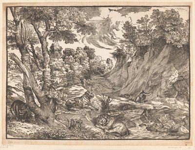Paisaje con San Jerónimo de Titiaan
