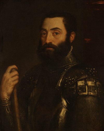 Retrato de Guidobaldo II della Rovere, duque de Urbino de Titian (Tiziano Vecellio)