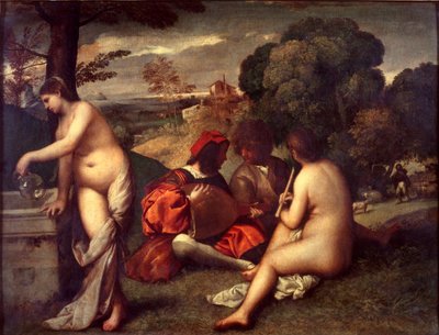 El concierto pastoral de Titian (c.1488 1576) (attr. to)