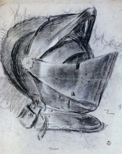Casco (dibujo) de Titian (c.1488 1576)