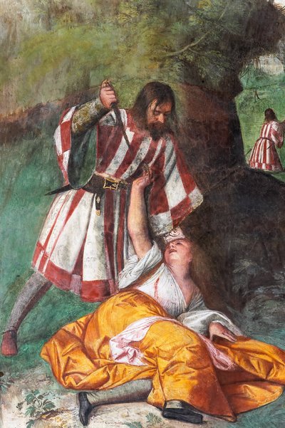 El milagro del marido celoso de Titian (c.1488 1576)