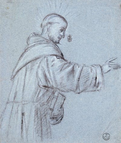 Monje por Tiziano de Titian (c.1488 1576)