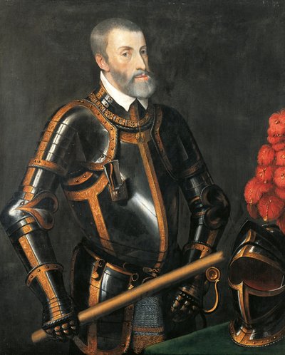 Retrato de Carlos V de Habsburgo, Emperador del Sacro Imperio Romano de Titian (c.1488 1576)