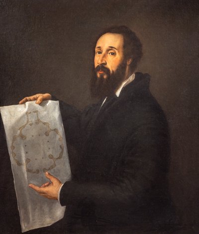 Retrato de Giulio Romano de Titian (c.1488 1576)