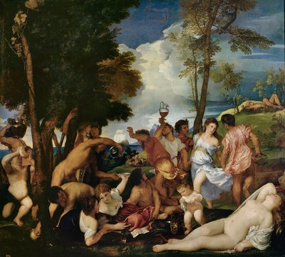 Los Andrios, c.1523-4 de Tiziano Vecelli