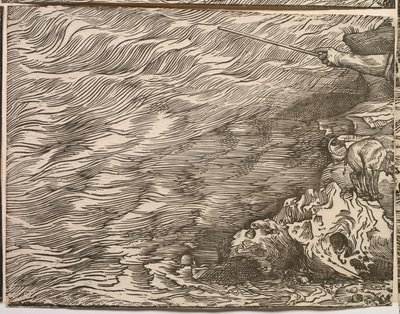 Sumersión del ejército del Faraón en el Mar Rojo de Titian (c.1488 1576)