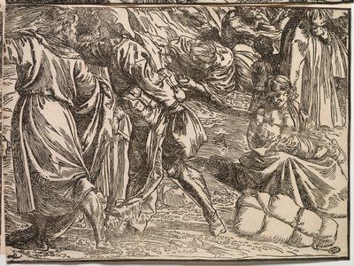 Sumersión del ejército del Faraón en el Mar Rojo de Titian (c.1488 1576)
