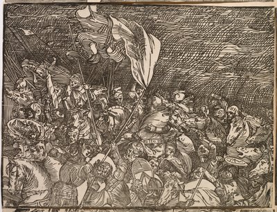 Sumersión del ejército del Faraón en el Mar Rojo de Titian (c.1488 1576)