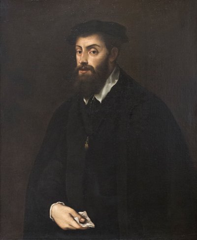 Carlos V, según Tiziano Vecellio (óleo sobre lienzo) de Titian (c.1488 1576) (after)