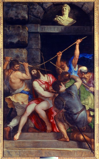 Cristo con la corona de espinas de Tiziano Vecelli