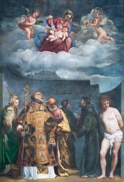 La Virgen con el Niño y los santos, conocida como la Virgen de San Niccolo