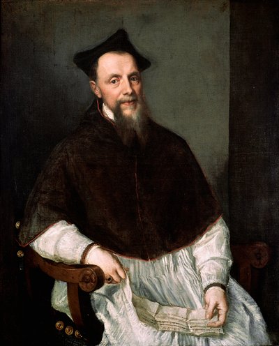 Retrato del prelado Ludovico Beccadelli de Titian (c.1488 1576)
