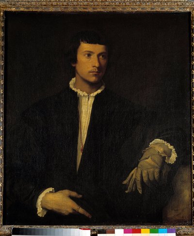 El hombre con un guante de Titian (c.1488 1576)