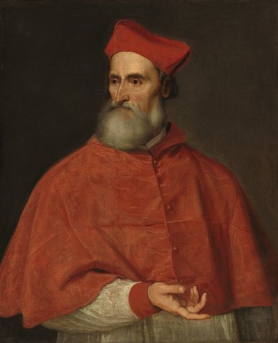 Cardenal Pietro Bembo, 1539-1540 de Titian