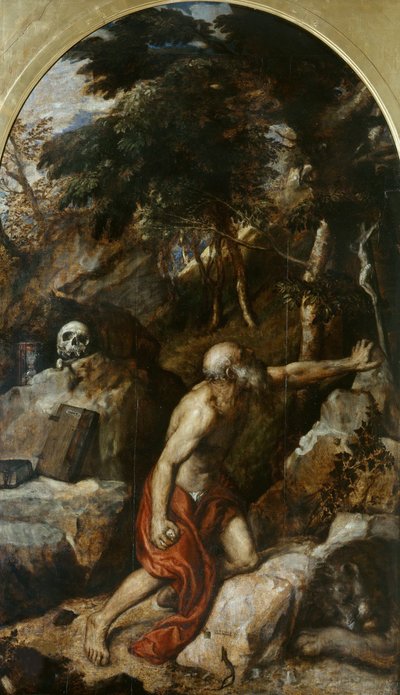 San Jerónimo penitente, c. 1550 de Titian