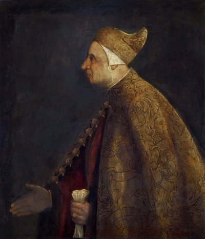 Retrato del Dogo Niccolò Marcello, ca 1542 de Titian