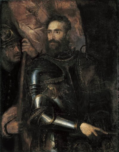 Retrato de Pier Luigi Farnese 1503-1547, c. 1546 de Titian