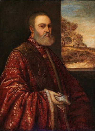 Retrato del procurador Alessandro Contarini de Titian,