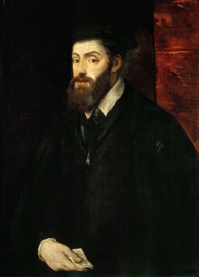 Retrato del emperador Carlos V de Titian