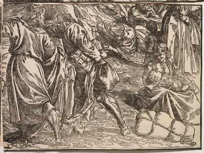 La sumersión del ejército del faraón en el Mar Rojo de Titian