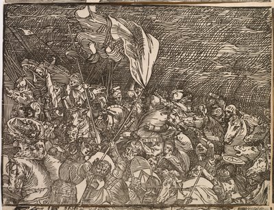 La sumersión del ejército del faraón en el Mar Rojo de Titian