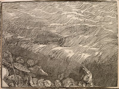 La sumersión del ejército del faraón en el Mar Rojo de Titian