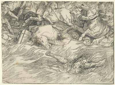 Sumersión del ejército del Faraón en el Mar Rojo de Titian