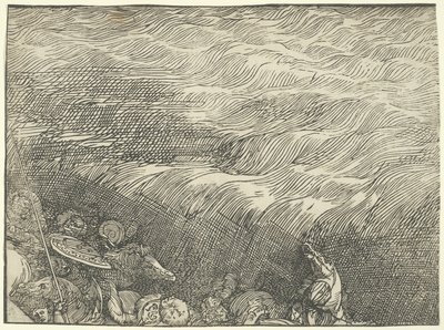 Sumersión del ejército del Faraón en el Mar Rojo de Titian
