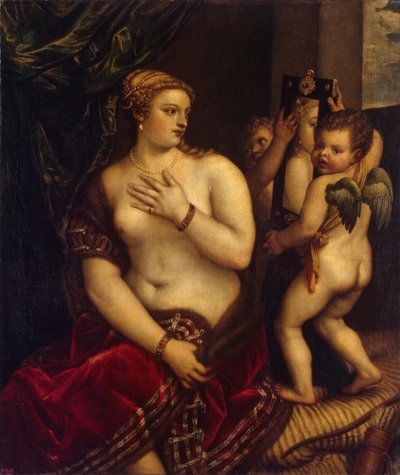 Venus con un espejo de Titian,